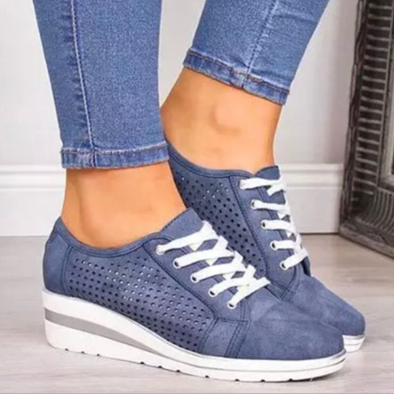 

Pantofi sport casual pentru femei, cu platformă, material care respiră