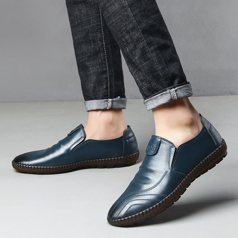 

Pantofi moderni pentru bărbați, din piele, ușor de încălțat, pentru ocazii speciale sau purtare casual