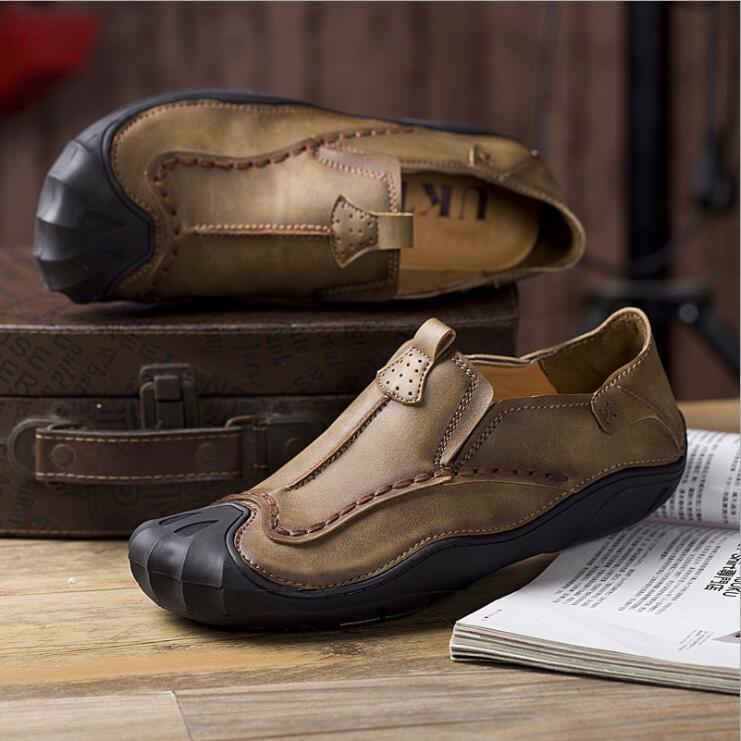 Pantofi moderni pentru barbati, model confortabili din piele ecologica, mocasini potriviti pentru condus