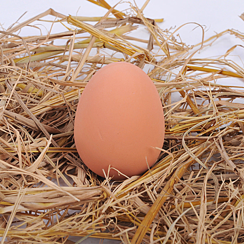 Minge de ros pentru caini in forma de ou, culoare naturala