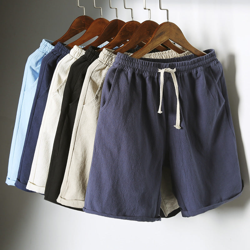 Pantaloni moderni ?i scurti pentru barbati, din bumbac, pantaloni scurti model confortabil de vara