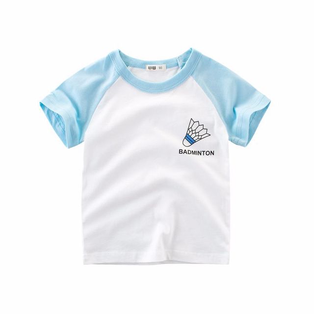 imbracaminte din bumbac pentru copii sau bebelu?i, tricou cu badminton, pentru vara