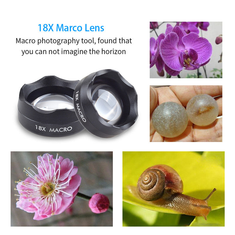 Universal Clip 18 Times Mobile Macro Lens
