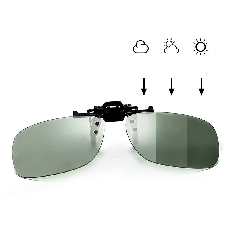 Ochelari de soare cu protectie UV, polarizati, fara rame, cu clips pentru deta?are u?oara, pentru ?ofat