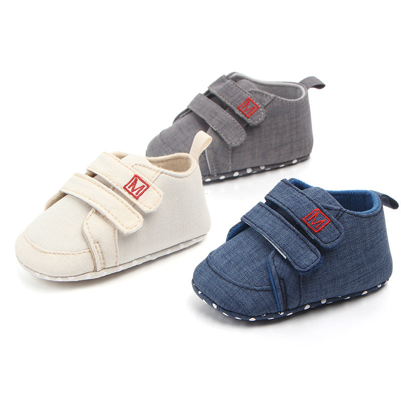 Pantofi pentru bebelusi sau copii mici, cu talpa moale anti alunecare, premergatori