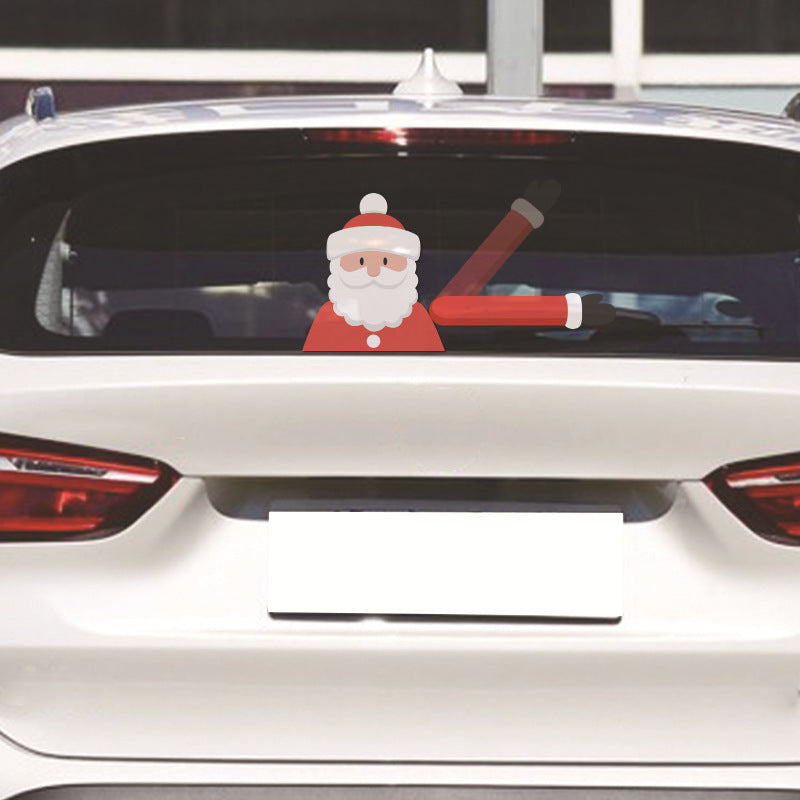 

Sticker pentru luneta mașinii, cu model de Crăciun