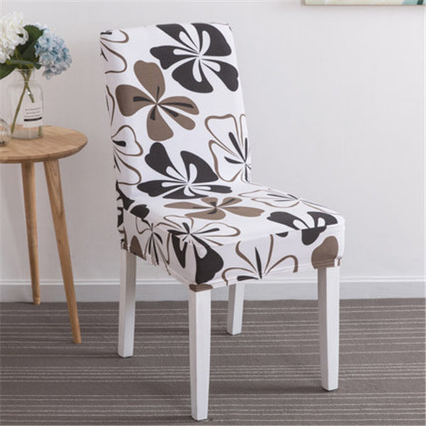 Husa de scaun imprimata, din spandex, elastica, detasabila, anti-murdarie, ideala pentru scaunele pentru petreceri, hoteluri, sali de banchet