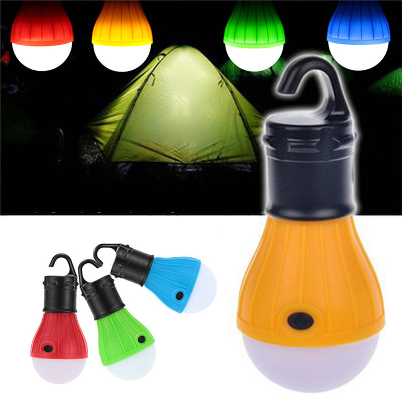 Lampa cu Led si sistem de atarnare pentru exterior, ideala pentru cort, camping, o lampa in forma de bec clasic, tip lanterna, buna pentru partidele de pescuit