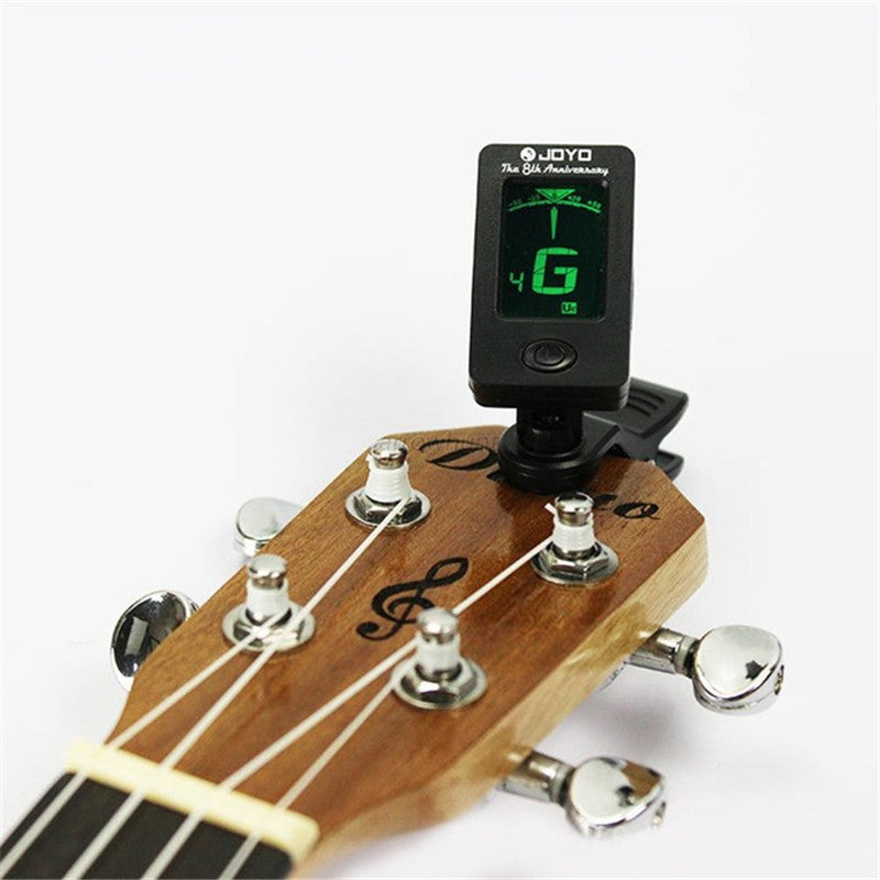 Accesoriu muzical Joyo Jt01 pentru instrumente cu coarde, tuner electric pentru bas, pentru vioara, ghitara sau ukulele