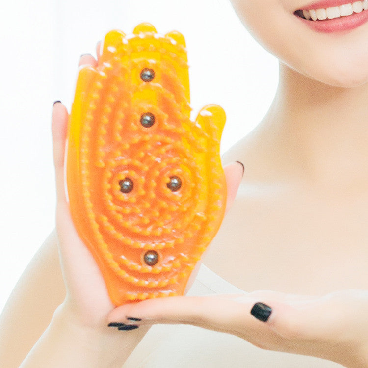 Palm-shaped Magnet Therapy Meridian Massage Slimming Brush