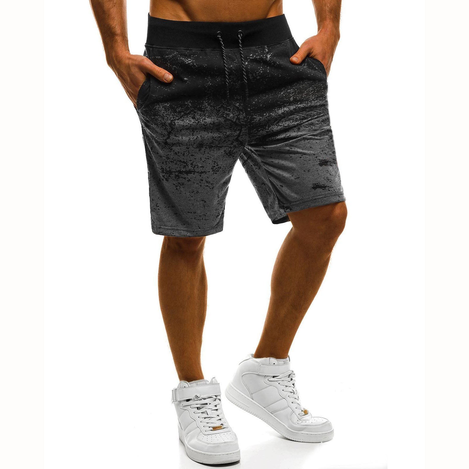 Pantaloni scurti moderni pentru barbati, diferite optiuni de culoare, pentru activitati sportive
