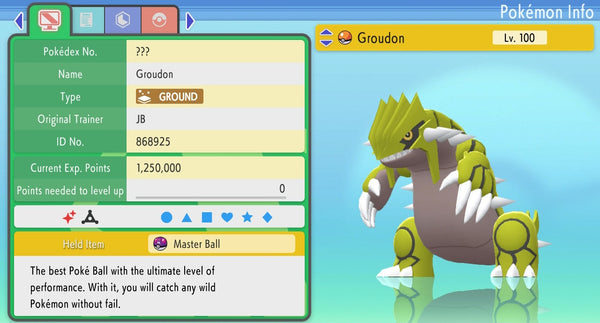 groudon shiny