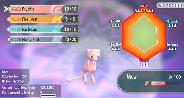 6iv Legendary Mew 6iv Pokemon Legendary Pokemon Event Pokemon Pokemon Let S Go