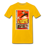 The Roaring Lion | Navy Unisex T-Shirt - sun yellow