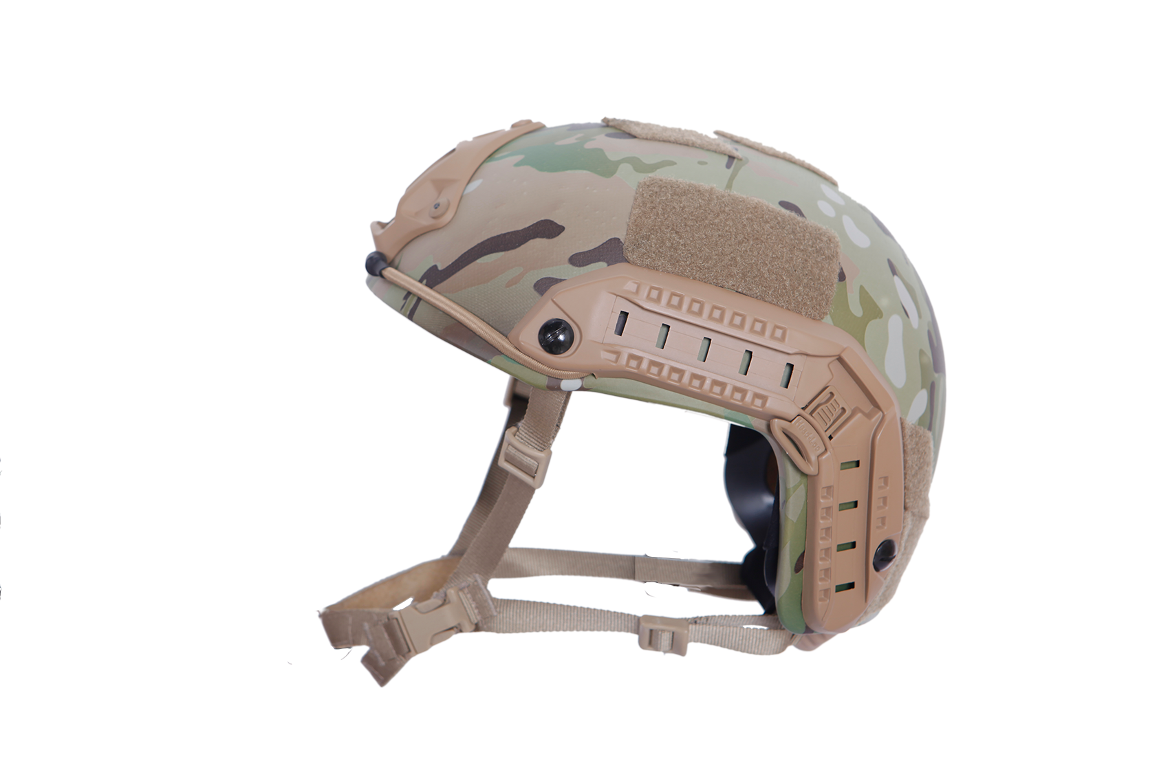 fast-ballistic-helmet-kevlar-nij-iiia-with-camouflage-color-compassarmor