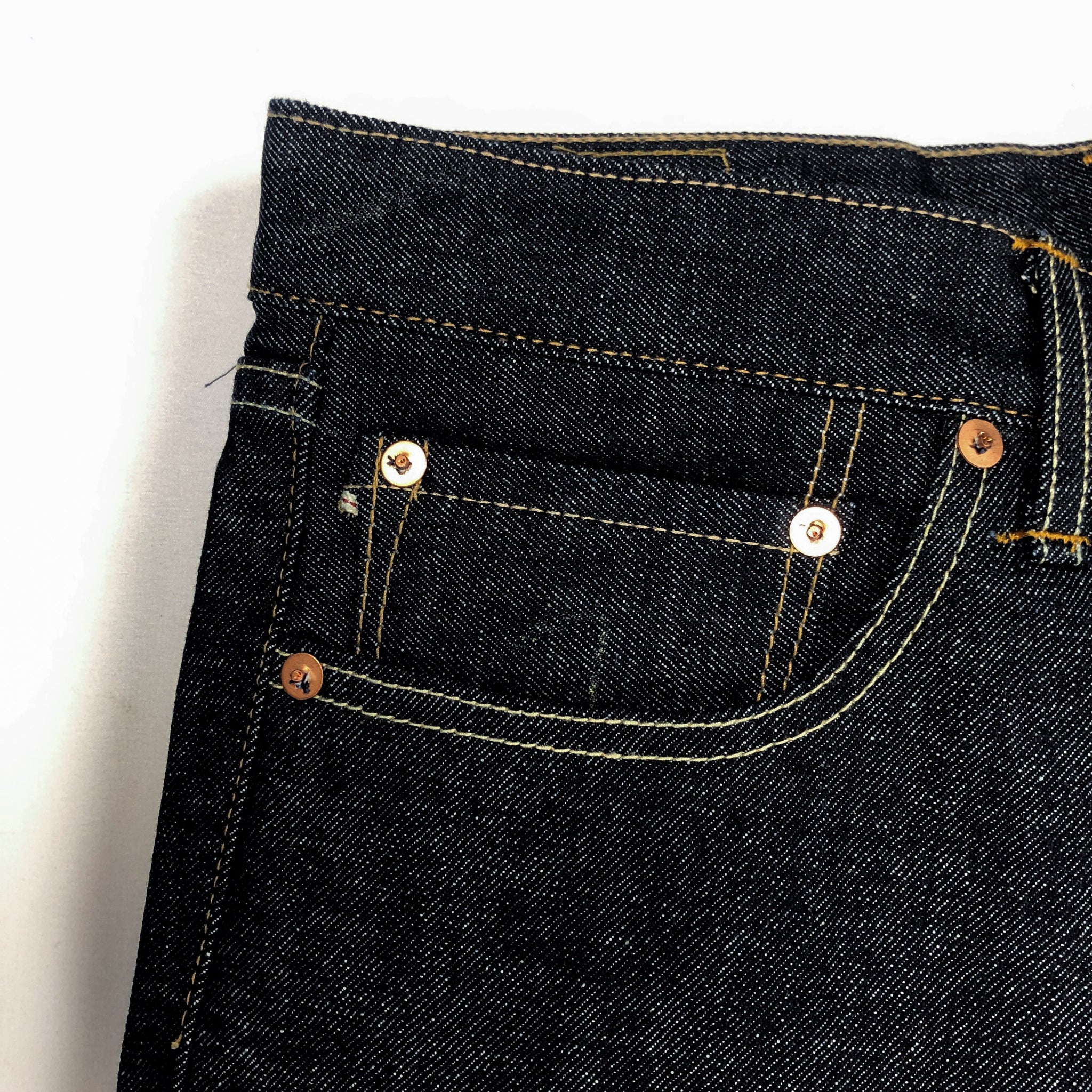 Cheese Denim Works 'SF-54XX' 16oz. Japanese Selvedge Jeans (Tight Cut ...