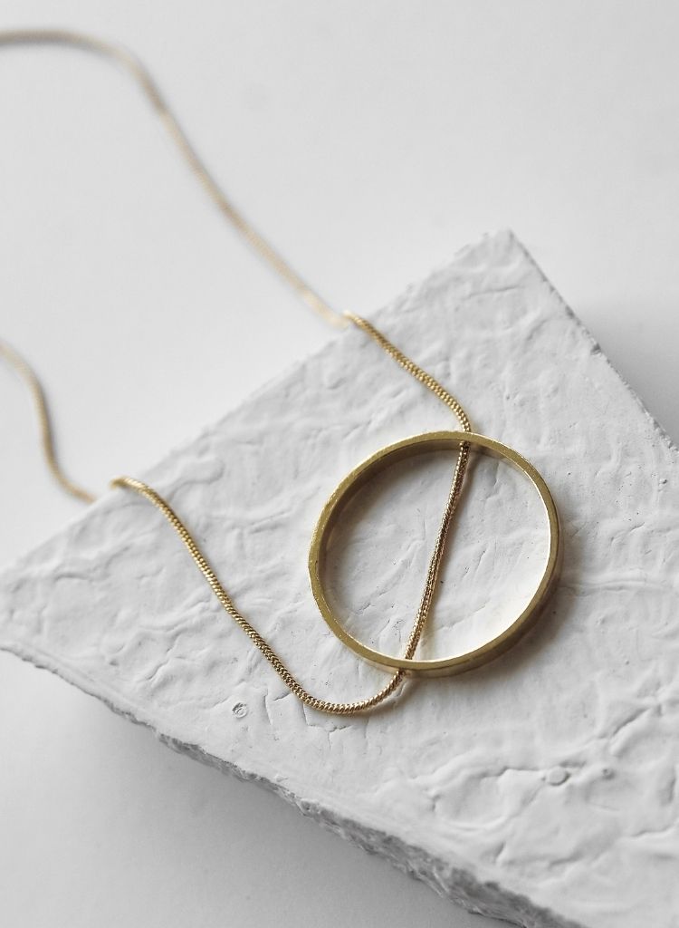 Karma Double Circle Necklace – JewellGems