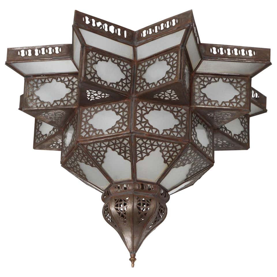 glass lantern lamp shade