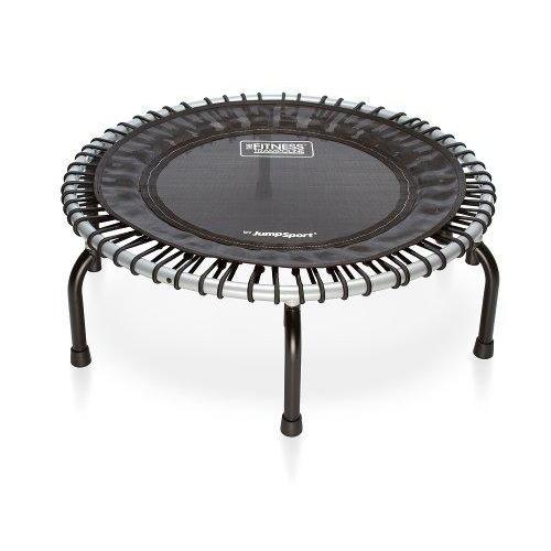 JumpSport Fitness Trampoline Model 350 PlyoFit Combo Unit — Triple the Number of Available Exercises — Toning Ball and 5 Workout Videos Included Fitness Trampoline JumpSport 
