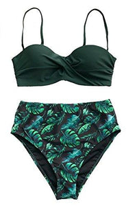 cupshe leaf bikini