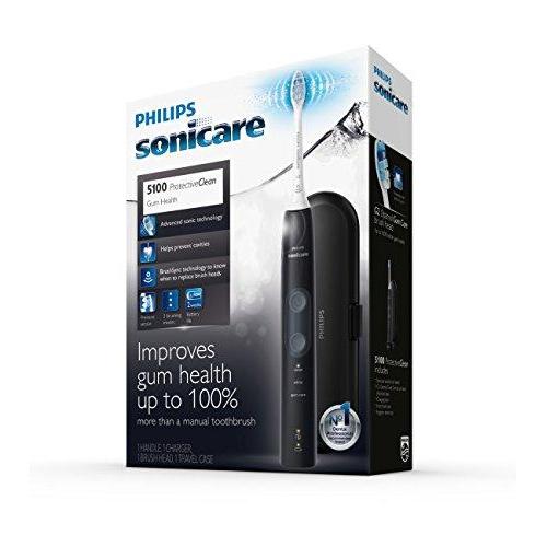 Image result for Philips Sonicare ProtectiveClean 5100 Rechargeable Toothbrush Black (HX6850/60)