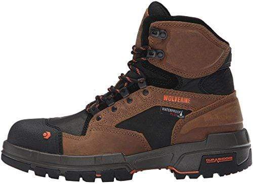 wolverine men's legend 6 inch waterproof comp toe work shoe