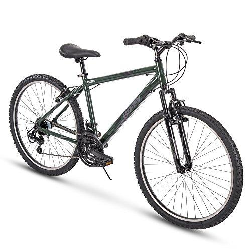 green huffy mountain bike