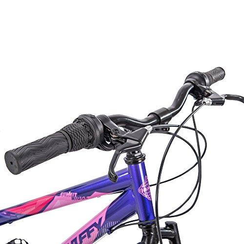 purple huffy mountain bike