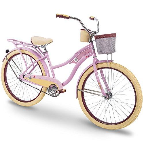 pink women's cruiser bike