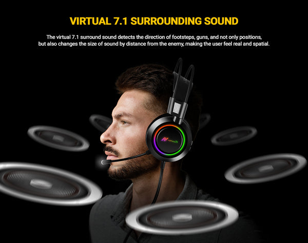 ABKO B780 Gaming Headset: Surround Sound