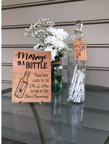 Bottles as decoration