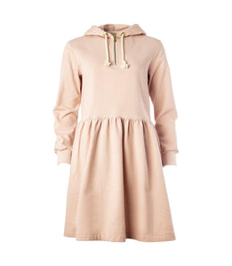 pink hoodie dress