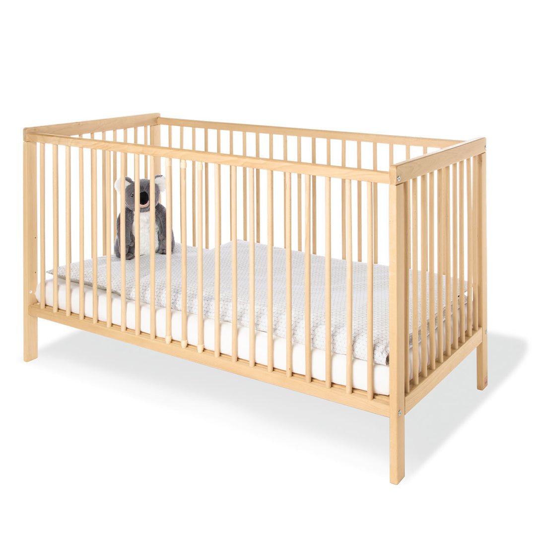 Cuna de madera - cama de transición Hanna 140x70 colchón) - MiniNuts expertos en coches y sillas de auto para bebé