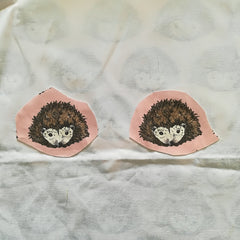 Cut out two martha and hepsie hedgehogs