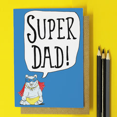 Super Dad Father's Day %Card
