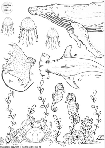 Free colouring activity sheet!