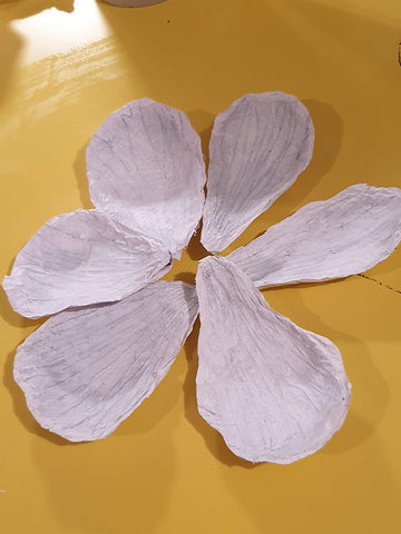 Flower papier mache craft