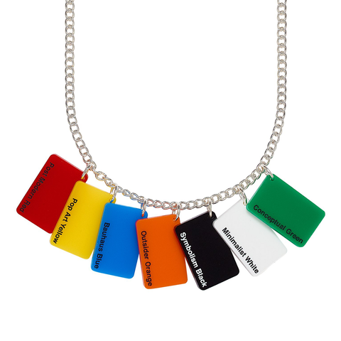 Colour Swatch Necklace Tatty Devine