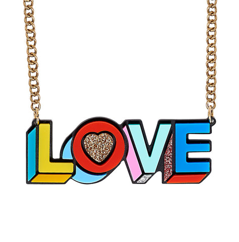 Pop Love Rainbow Necklace