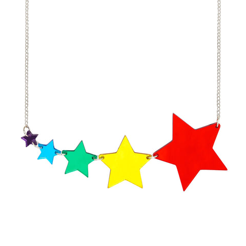 Shooting Star Rainbow Necklace