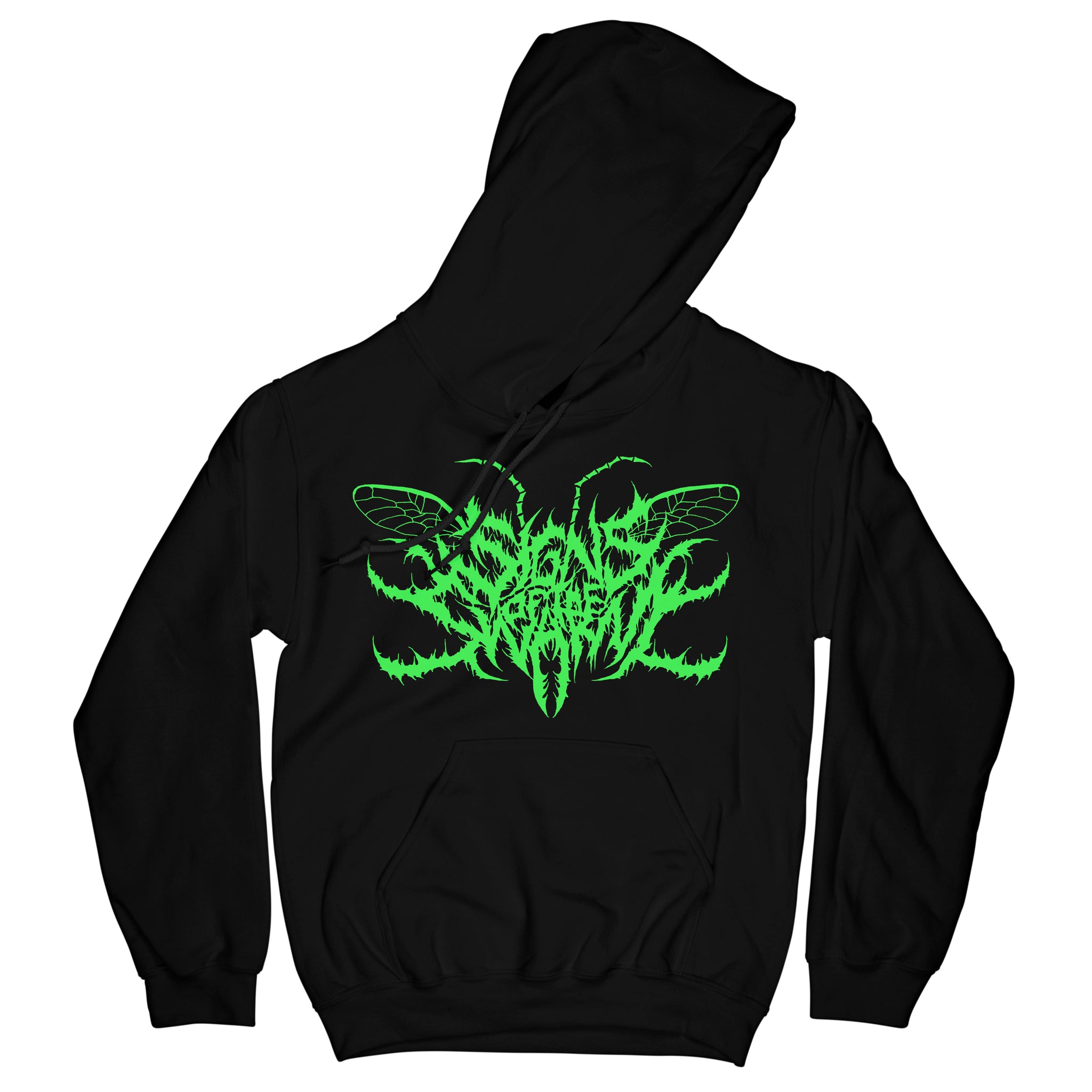 Signs Of The Swarm - Green Insectum Hoodie | Rising Merch