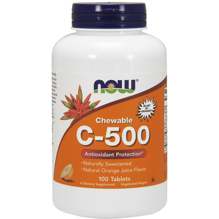  Vitamin  C  500 Orange  Chewable 100 Lozenges  Natures 