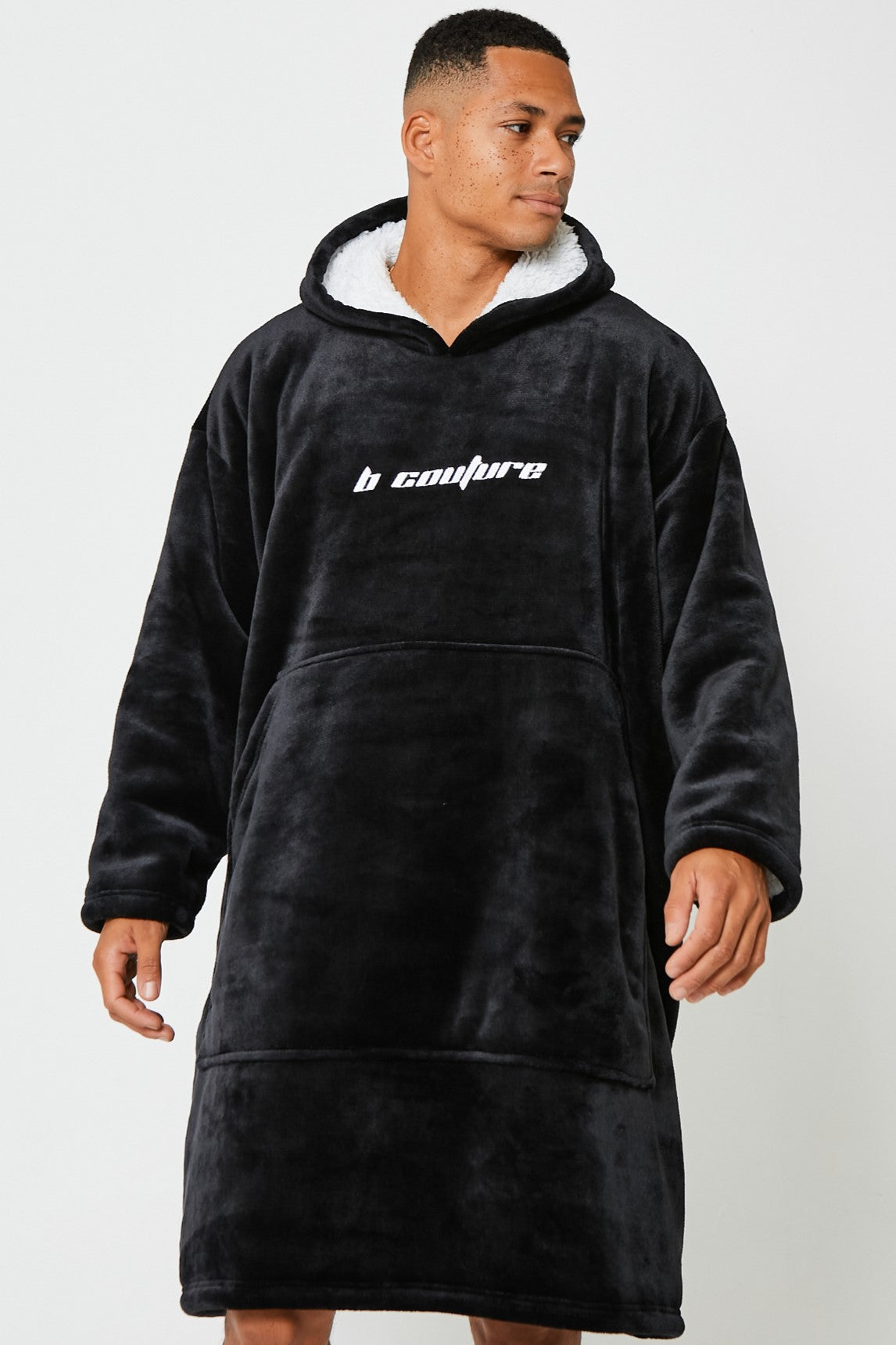 Hillreach Oversized Blanket Hoodie - Black product