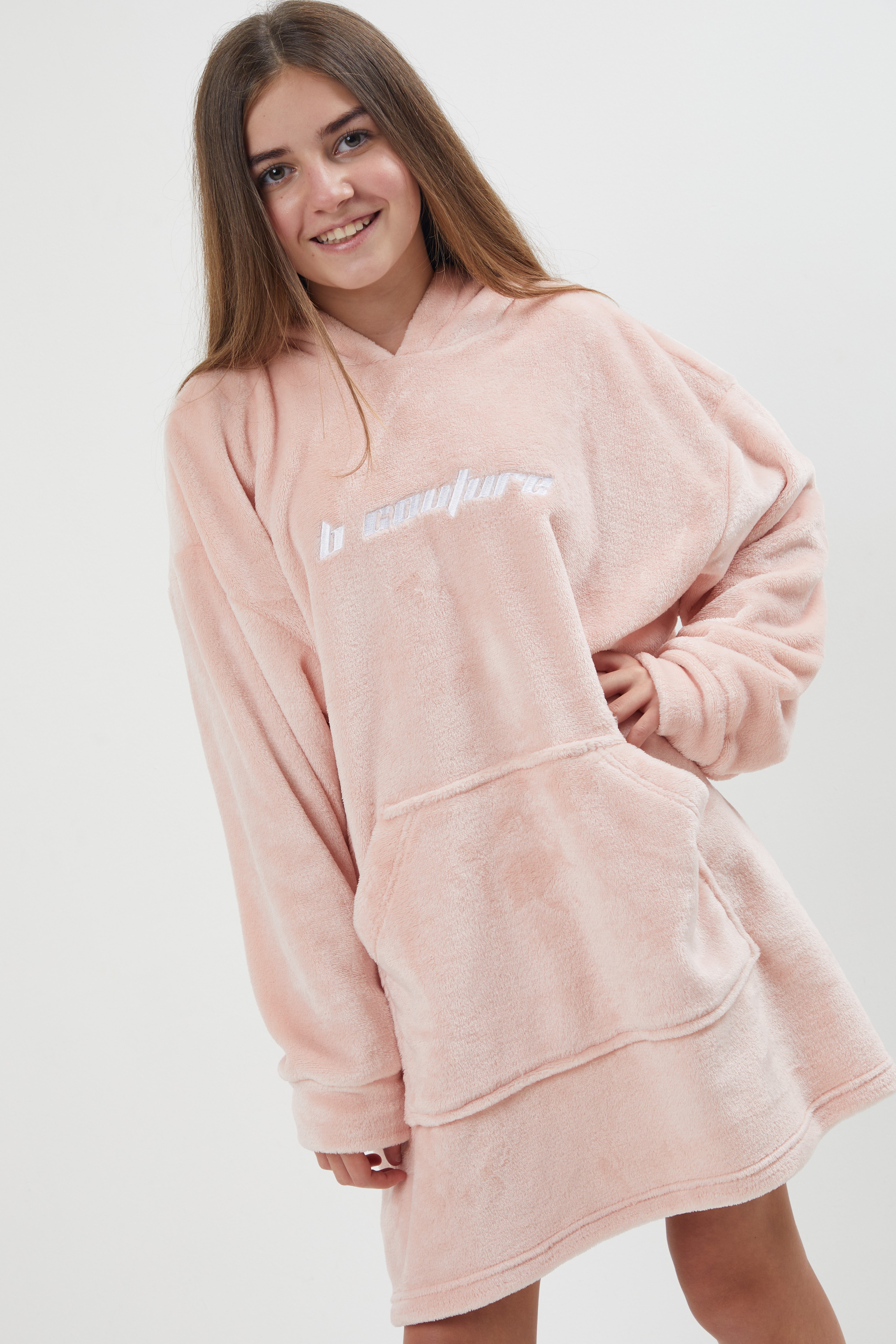 Image of Bicknell Oversized Blanket Hoodie - Pink