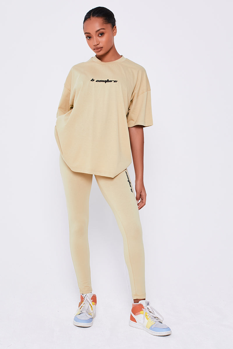 Seven Sisters T-Shirt & Leggings Set - Olive