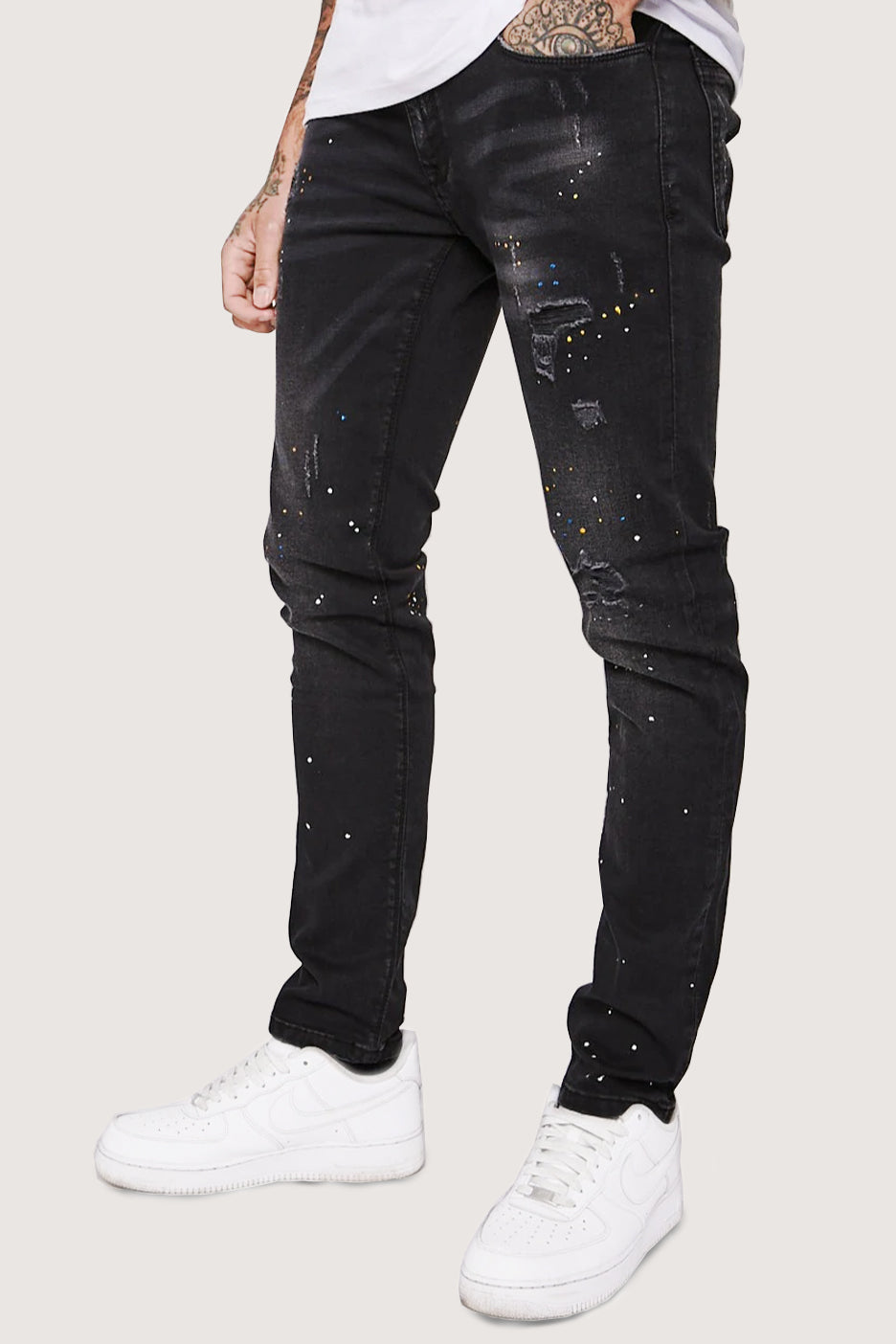 High Barnet Tapered Jeans - Black