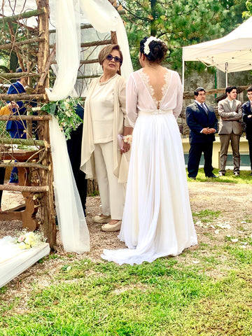 El vestido para la mamá la novia y el novio – DebhHerrera