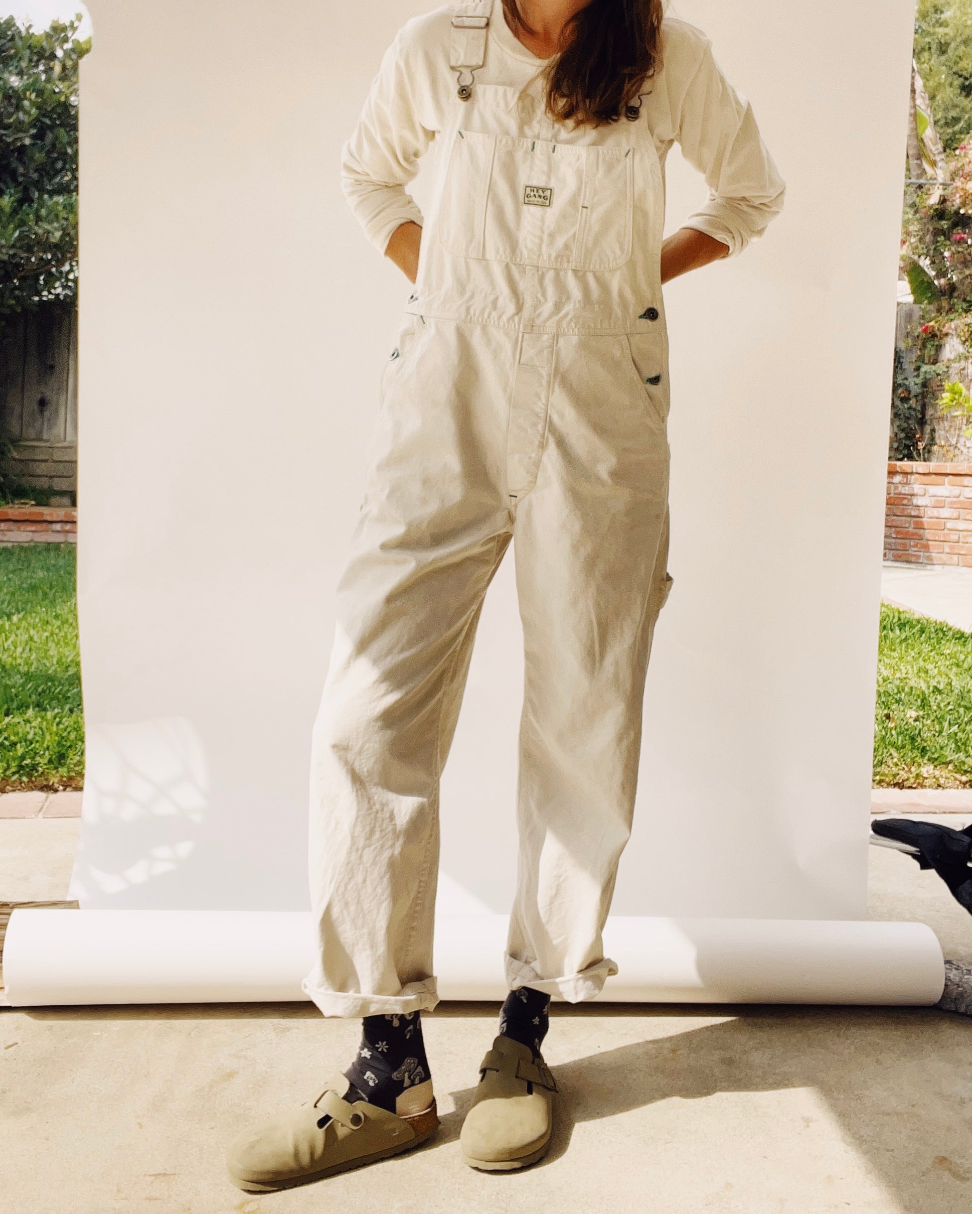 The Miner Overalls Natural Canvas