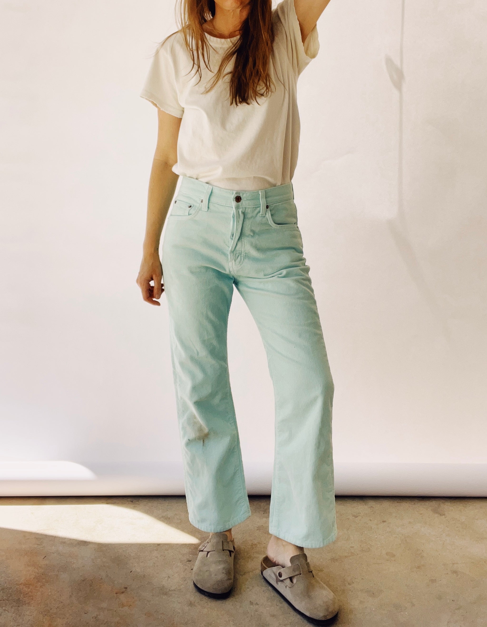 The Corduroy Flare Mint