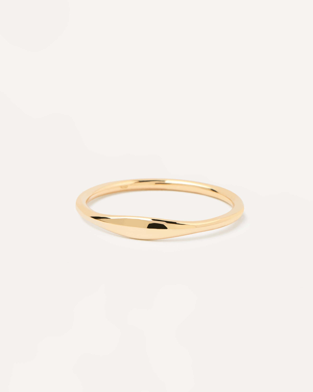 Yellow Gold Wave Ring - PDPAOLA